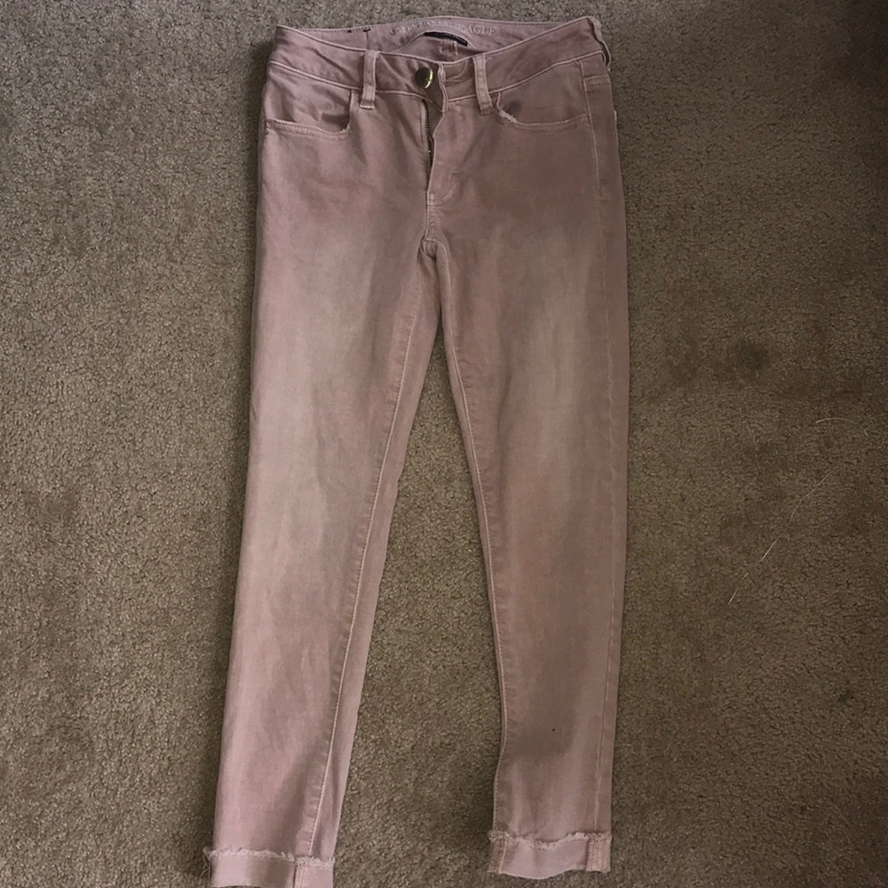Baby pink American Eagle jeans